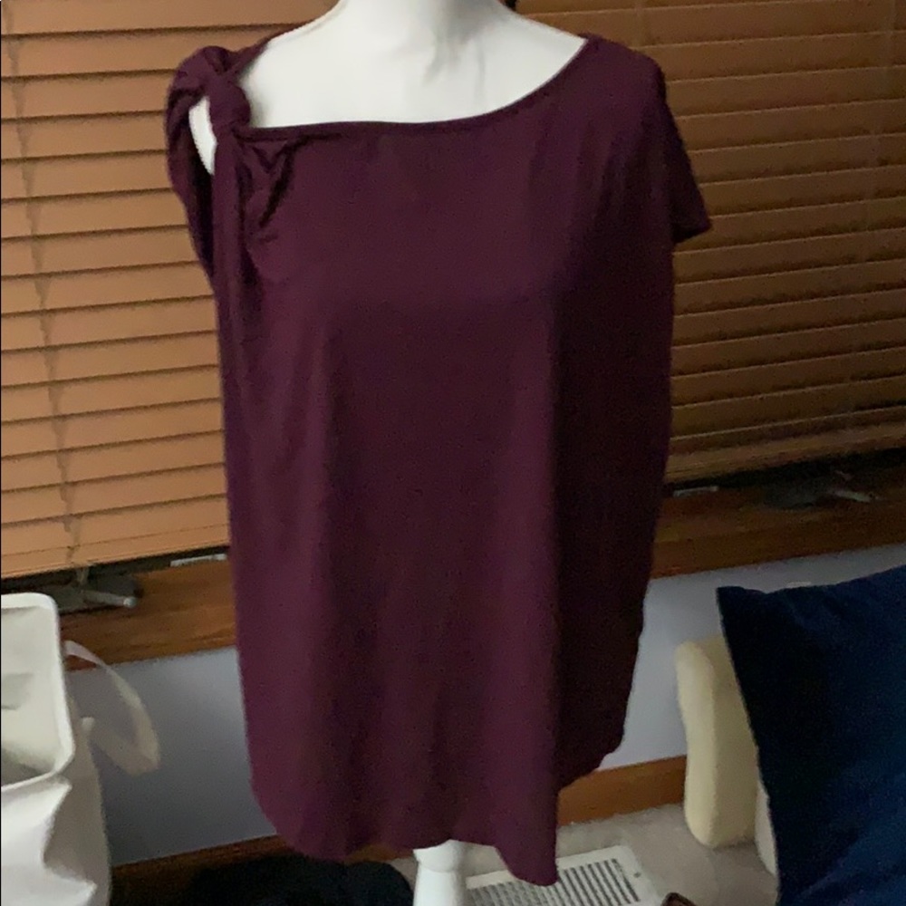 Universal Standard Burgundy Knot Top